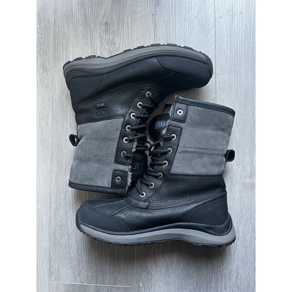 UGG Adirondack III Snow Boot for Women, Size US 10 - Black - Picture 1 of 7